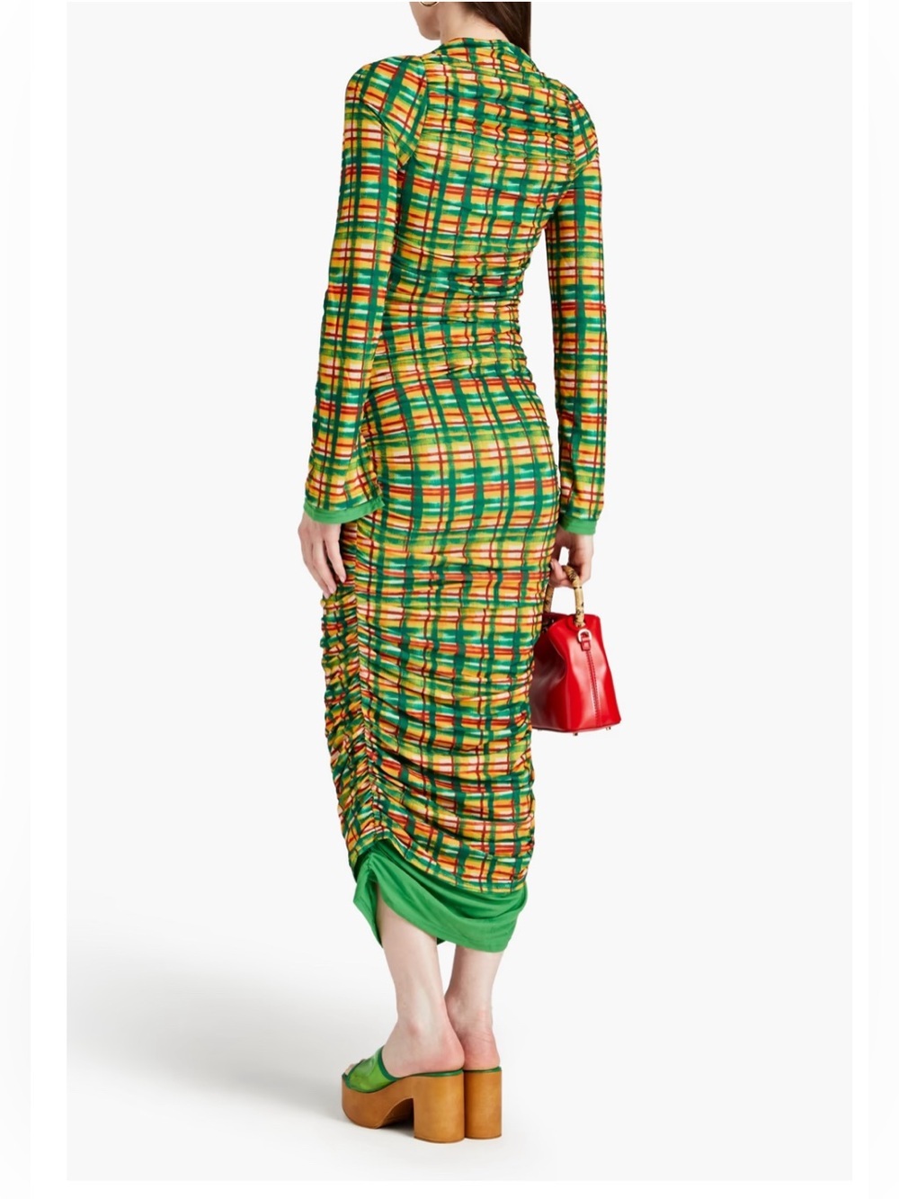 SIMON MILLER Azora printed jersey midi dress Small - Picture 12 of 12